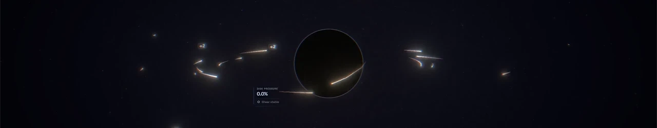 A bright black hole growing as matter streams into it